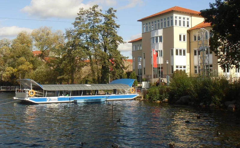 Elektrische Seilfähre über den Straussee bei Strausberg seit 1894